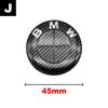 1 Uds pegatina para volante de coche emblema de coche accesorios de decoración para BMW G22 F30 F10 X3 X5 X6 E39 E46 E36 E90 G20 YNEPB1