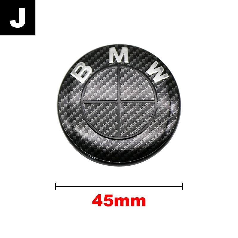 1 Uds pegatina para volante de coche emblema de coche accesorios de decoración para BMW G22 F30 F10 X3 X5 X6 E39 E46 E36 E90 G20 YNEPB1