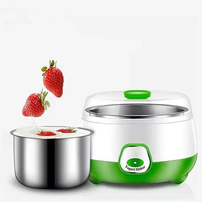 1L Yogurtera Mini Máquina de Yogur Automática Doméstica Herramientas DIY para Yogur Electrodomésticos de Cocina Tanque de Acero Inoxidable Electrodomésticos Yogur