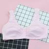 Direct batch front buckle thin women's underwear without steel ring comfortable thin cotton large size bra and women's vest 2025