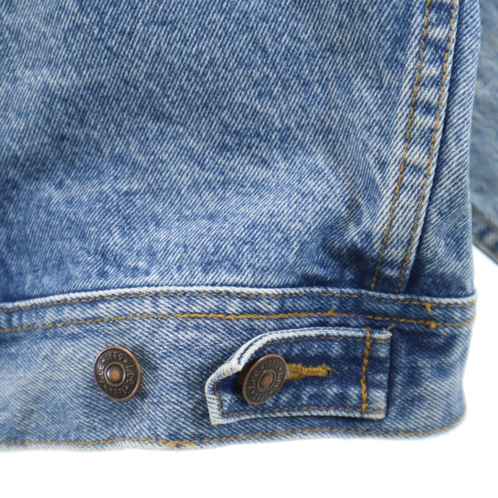 Lee Denim Jacket XL Wash blue Denim jacket trucker Men's Used