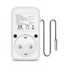 16A Thermostat Socket Multi-Function Temperature Controller Outlet with Timer Switch Sensor Probe Heating Cooling Switch