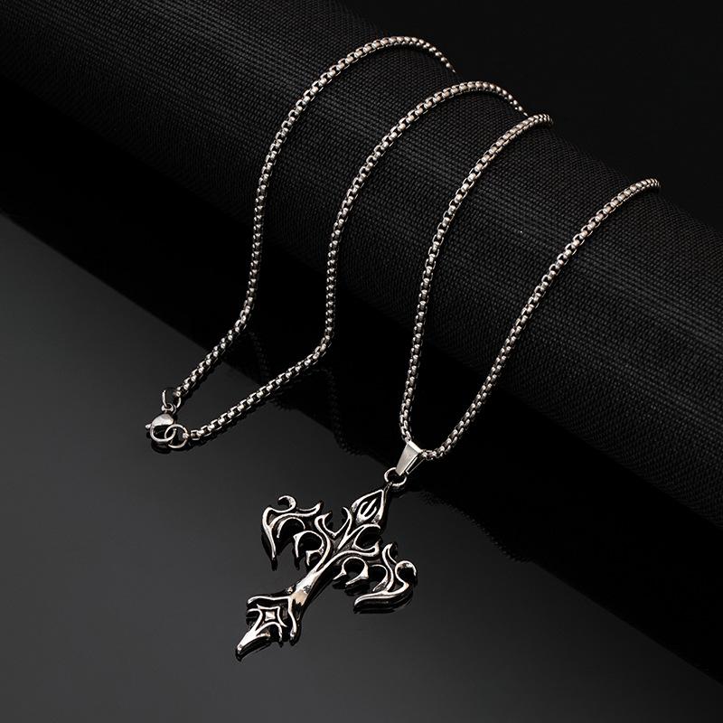 Retro Imitation Thai Silver Double Dragon Head Peace Pattern Necklace Bracelet Pendant and Jewelry