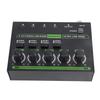 4 Channel Mixer RGB Light Low Noise Multifunctional DJ Controller Sound Mixer for Music Recording