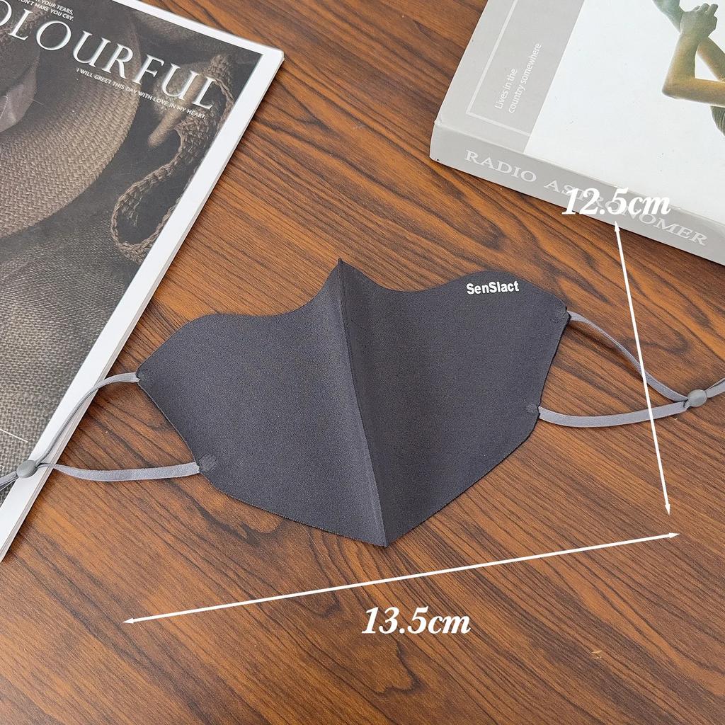 Winter Windproof Cold-proof 3D Thin Fleece Mask Warm Comfort Breathable Solid Color Outdoors Face Masks for Men 2025