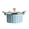 Large Capacity Stewing Boiling Pot Non-stick Cooking Pot Enamel Micro Pressure Cooker  Gift