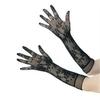 Sun Protection Lace Flower Gloves Thin Mesh Hollow Gloves Fashion Summer Mittens  Riding