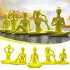 Yoga Man Meditation Set Prydnader Mode Hem Harts Dekorativa Prydnader