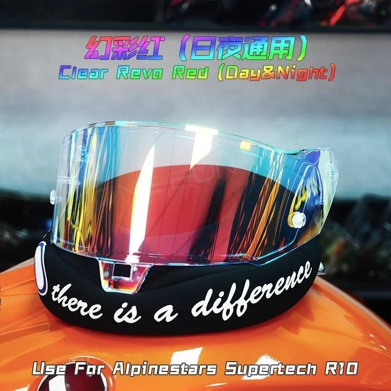 Motorradhelm Anti-UV PC Visierlinse für Alpinestars Supertech R10 Helm Visierlinse