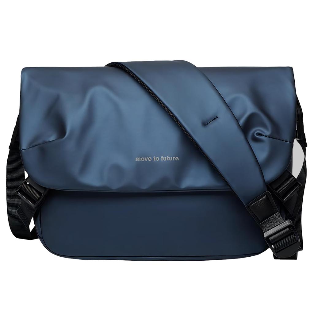Crossbody Small Stylish Messenger Outdoor Shoulder Travel Perfect for Solid Gift for Adults in Their and Blue X-cross Men's Bag, Nylon, Bag, Bag,