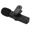 Wireless Lavalier Microphone Plug and Play Rechargeable Portable Microphone for Live Broadcast