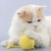 Sisal Balls Cat Squeaky Toy Kitten Balls Toy Cat Interactive Toy Funny Balls Teaser Self-playing Cat Scratcher Toy Balls