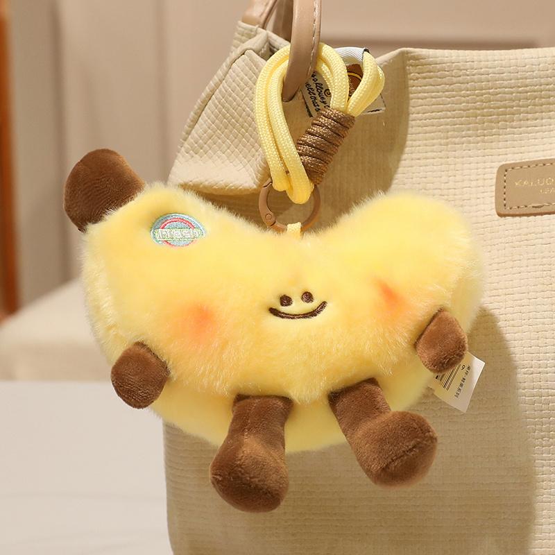 15cm Duftende Früchte Plüsch Schlüsselanhänger Weiche Niedliche Drachenfrucht Kiwi Durian Mangostan Banane Plüschtiere Für Taschen & Rucksäcke 15cm