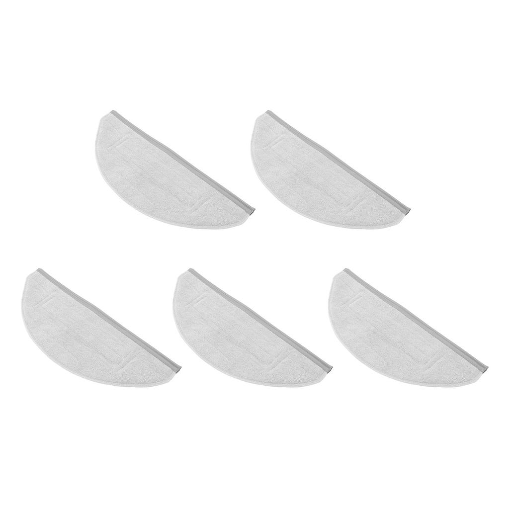 5 Stück Wischroboter Mopptuch Halbkreisförmige Faser Wischroboter Reinigungspads für Roborock S8 S7
