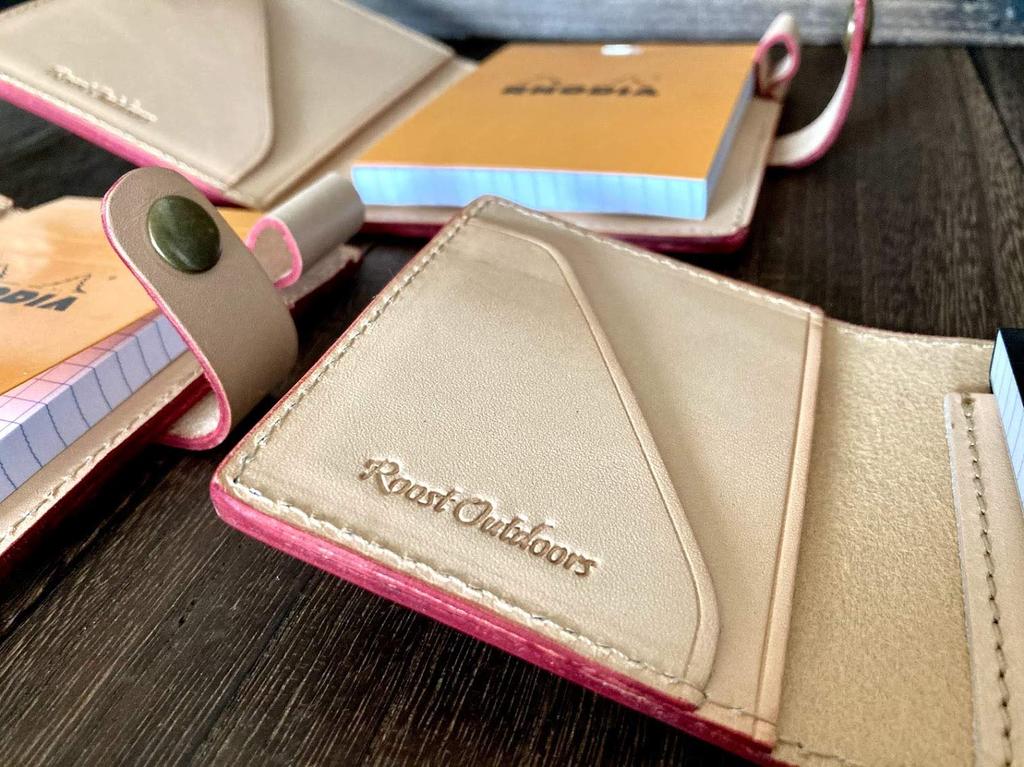 Roost Outdoors Genuine Leather Memo Cover for Rhodia No. 10