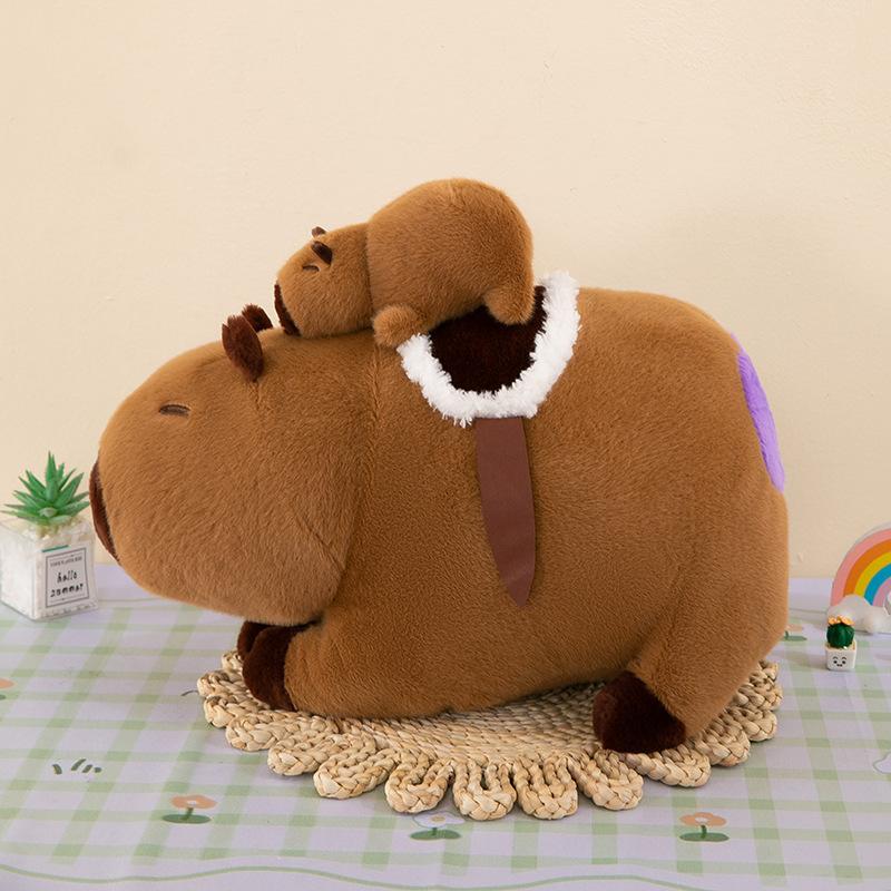 

Buttock Capybara Purple Plush Toy Cartoon Stuffed Doll Decoration Gift Kids 30cm/11.81in