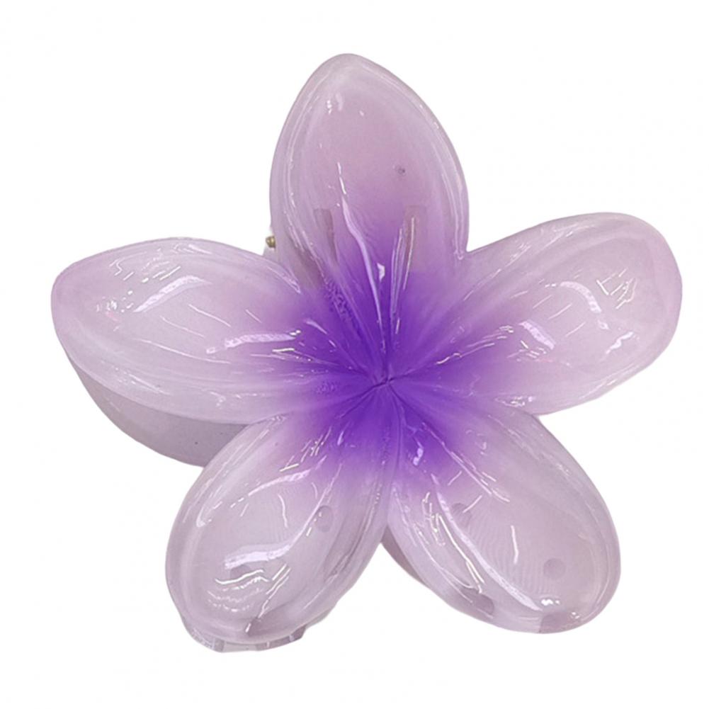 

Акриловая заколка для волос Франжипани, заколка для волос, приятный внешний вид, заколка в форме лепестка, женский аксессуар, милые украшения для макияжа, украшения для ванны China фиолетовый