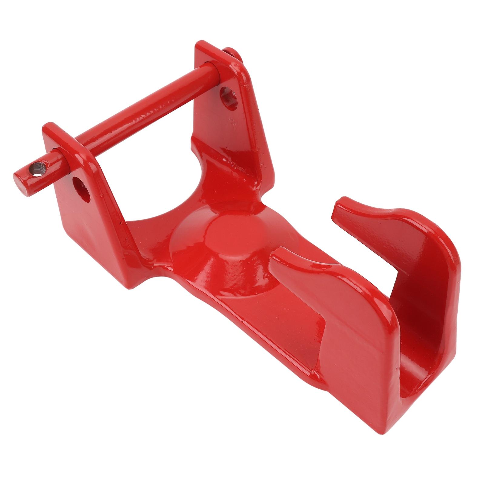 Gooseneck Hitch Lock Heavy Duty Metal High Hardness Theftproof Professional Coupler Trailer Lock for RV Red красный