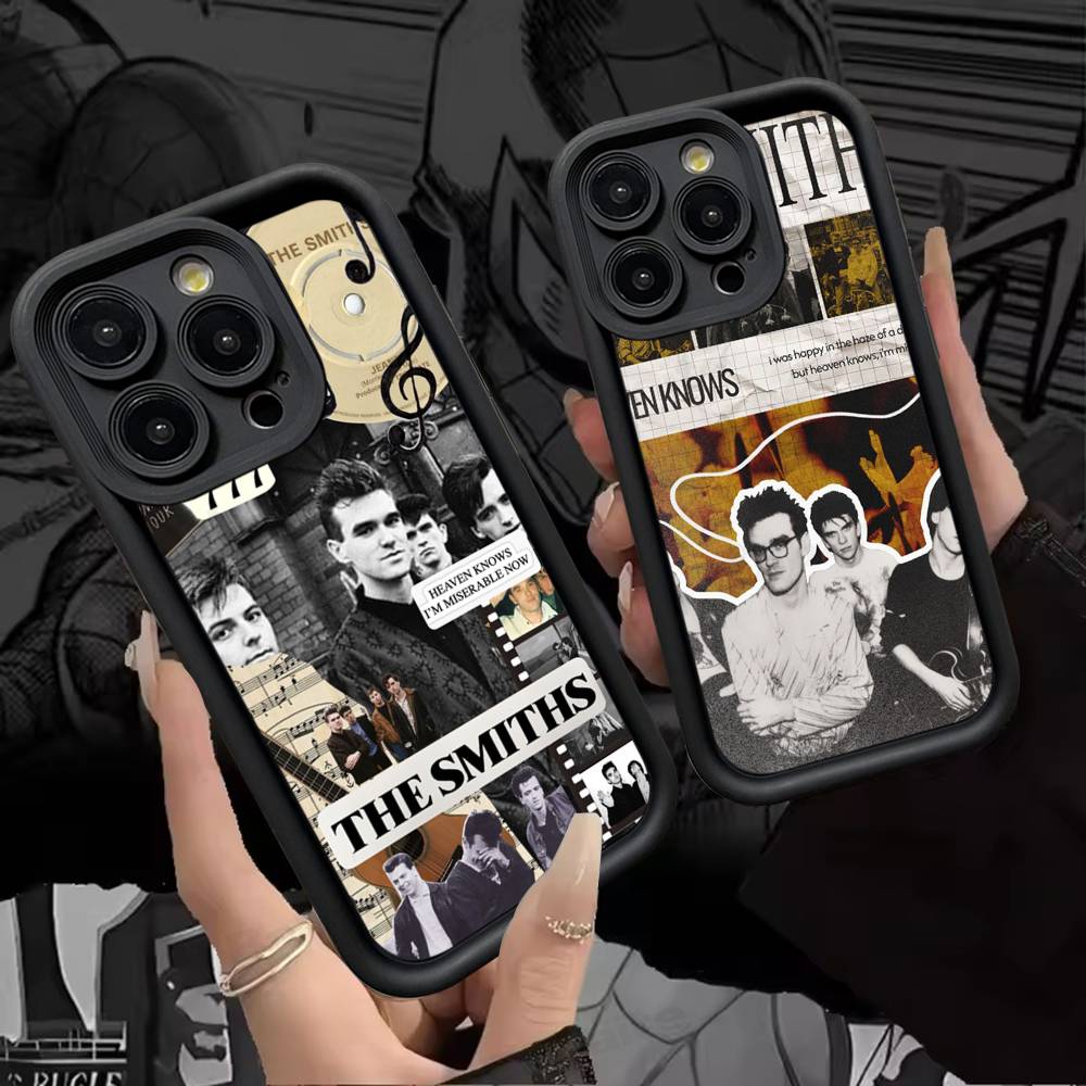 Band The S-Smiths Silicone Soft Phone Case For IPhone 17 16 14 13 12 11 15 Pro Max Plus Air Cover