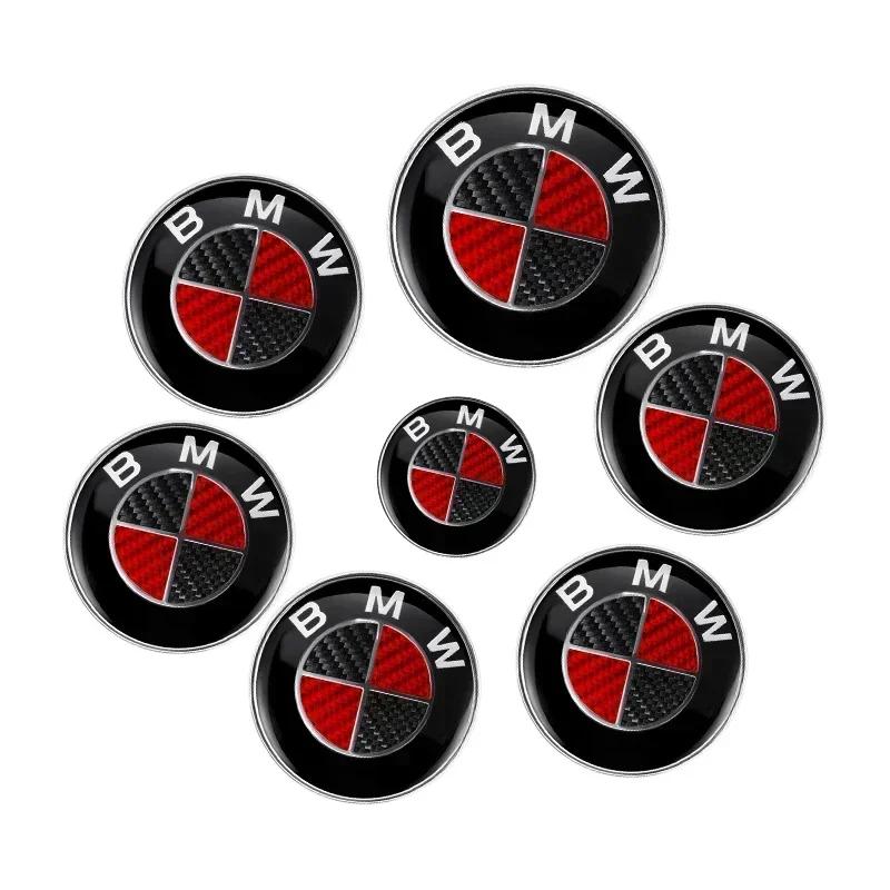 2025 Heiß 7 Stück 82mm 74mm 45mm Auto Front Motorhaube Heck Kofferraum Emblem Abzeichen Logo Für Bmw E46 E39 E38 E90 E60 Z3 Z4 X3 X5 X6
