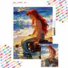 The Little Mermaid Ariel Diamond Paint Art Kit Mosaic Painting Diamond Art Home Room Decor Gift