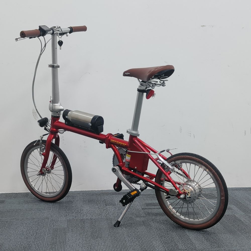 Foldable electric bicycle Onesport OT02, 250W motor, 36V 5.2Ah battery, top speed 25km/h, cruising range 25km, 16*1.35inch tires