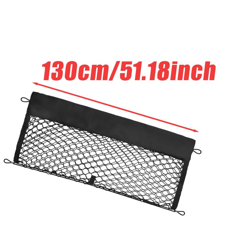 Car Truck Bed Cargo Net Rear Back Cargo Trunk Storage Organizer Luggage Net Holder For GMC Sierra Chevy Silverado 2013-2024