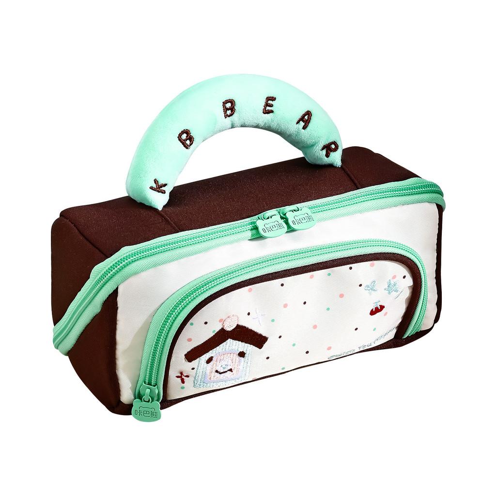 Large Capacity Multilayer Water Resistant Pencil Case For Students And Office Use