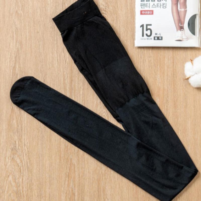 Shin Young Stockings By Venus ShinYoung By Venus All Anti Loosening Pantyhose Black 15d