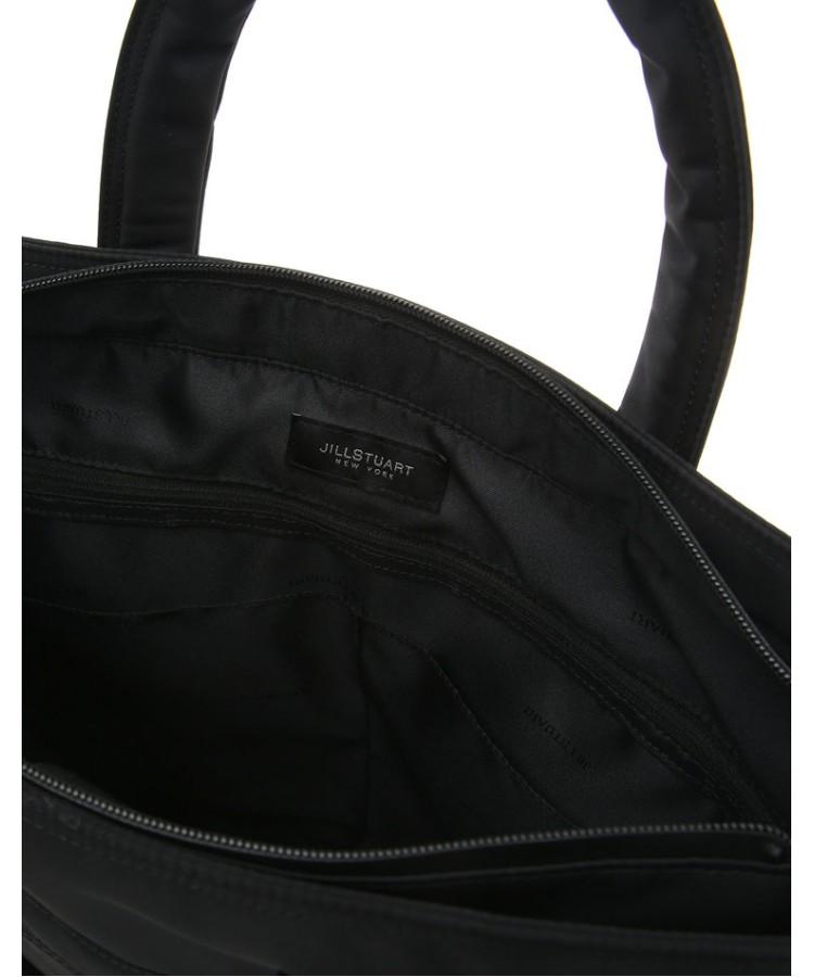Jillstuart Men Acc Evan Black Two-Pocket Nylon Vertical Tote Bag And Crossbody Bag Juba6F502Bk