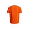 Under Armour Solid Color Crew Neck Sports Short Sleeve T-Shirt With Print Men Tops Team-Orange 1376518-800