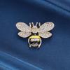 New Style Oil Drip Bee Brooch - Cute Animal Collar Pin, Simple Clothing Accessory