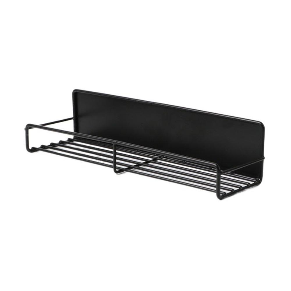 

Black Spice Condiments Holder Punch-free Spices Towel Holder for Kitchen L чорний