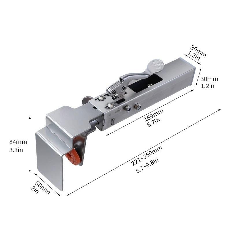 Drawer Fastening Clip Drawer Front Mounting Clip for Accurate and Quick Installation of Drawer Panels, Adjustable Fixed Clamp