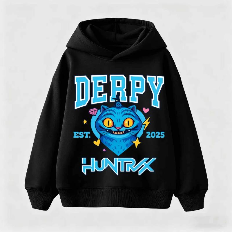 

K-pop Охотник на демонов Саджа Мальчики Мультяшные Девочки Мальчик Толстовка с капюшоном Теплая Детская Корейская волна Мода Повседневные Топы Повседневная одежда 130