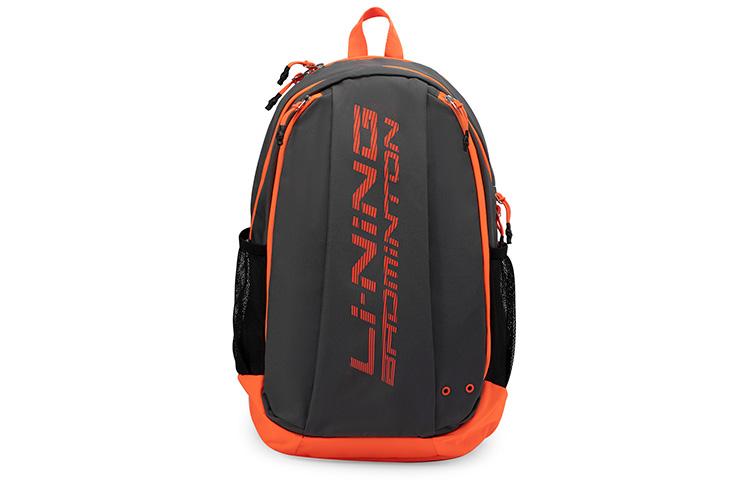 Тканевый рюкзак Li Ning Обычный Унисекс Серый Оранжевый ABSR142-2