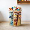 Praktische übergroße Polyester-Aufbewahrungsbox, ideal für das Waschküchen-Stoffaufbewahrungskorb mit bequemen Griffen