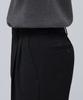 MUSINSA STANDARD Heavyweight Fleece-Lined Real Wide Hidden Elastic Waist Slacks [Black]