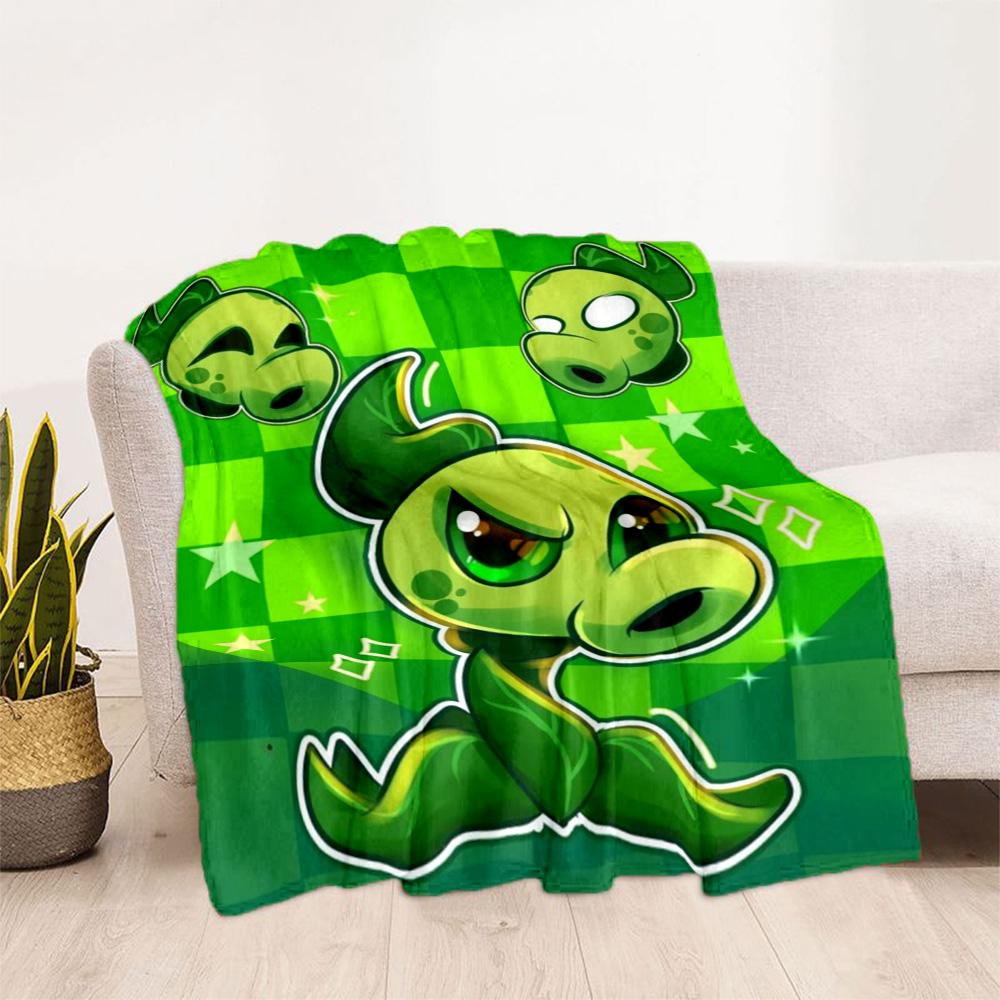 Plants vs. Zombies blankets Suitable for sofas, travel, living rooms also a good gift for friends and family Suitable for all seasons.