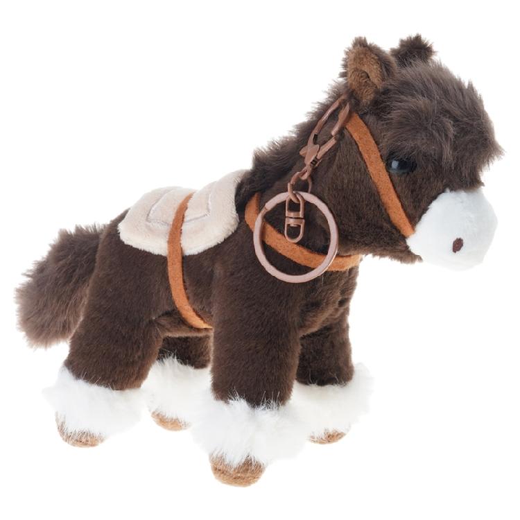 

Adorable Furry Steed Key symbol With Strengthened Strong Steel Parts Excellent For Handbag Decoration Or Mementos чорний