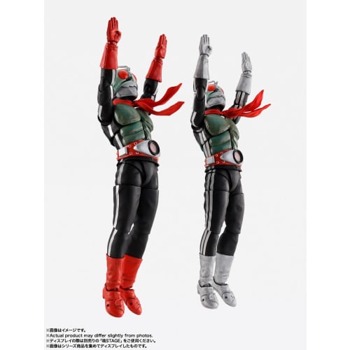 TAMASHII NATIONS S.H.Figuarts (Real Bone Carving Technique) Kamen Rider New No. 2 Glorious Showa Rider Edition, approximately 145mm, PVC, ABS, and fab