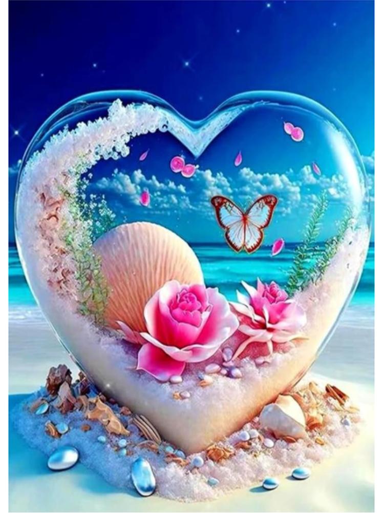 

5d Алмазная картина Павлин сделай сам искусственный бриллиант квадратный круглый мозаичный набор для вышивки цветок пляж украшение для дома подарок Full Round 20x30CM