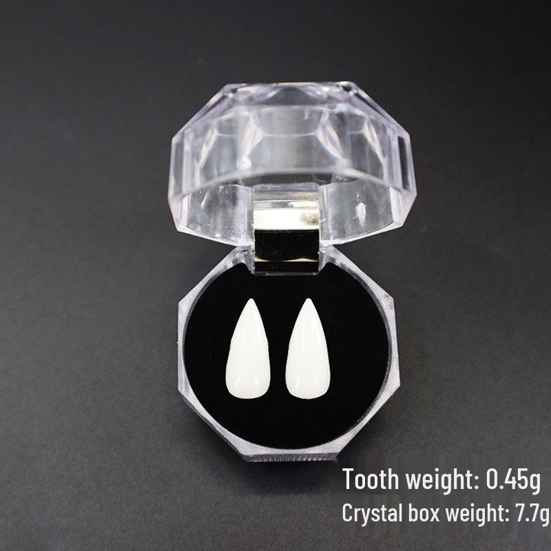 Vampire Fangs Resin Cosplay Teeth for Halloween and Fairy Role-Playing Makeup