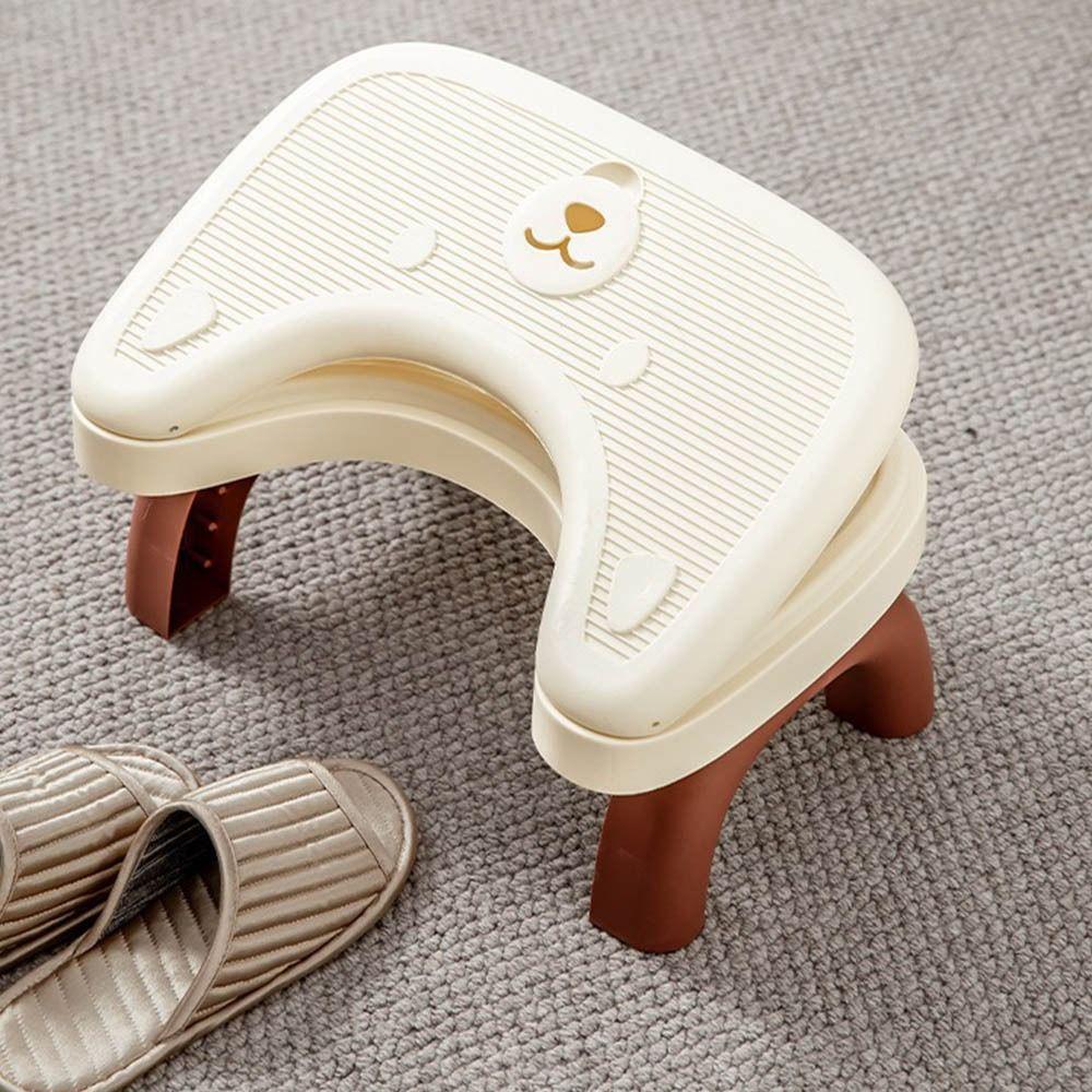 Faltbarer Badezimmer-Fußhocker Rutschfeste Fußstütze unter dem Schreibtisch Robuster Toilettensitz Zuhause