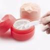 2PCS Portable Silicone Storage Box Silicone Storage Box Empty Cosmetics Box  Outdoor
