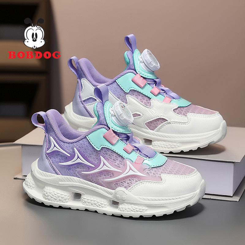 Babu bean boys shoes 2025 autumn and winter new middle-aged and older children's sports shoes mesh breathable versatile running shoes tide