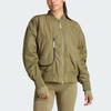 Adidas X Stella McCartney Collaboration Sportswear Woven Bomber Jacket Women Jacket Dark-Olive-Green IT5746