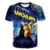 Bandai 2026 Japanischer Anime "Pok É Mon" Zeichentrick Kurzarm Pikachu Zeichentrick Eltern-Kind Atmungsaktiv Schnelltrocknend T-Shirt Oberteil