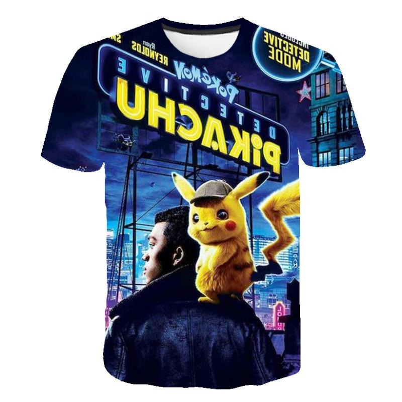 Bandai 2026 Japanischer Anime "Pok É Mon" Zeichentrick Kurzarm Pikachu Zeichentrick Eltern-Kind Atmungsaktiv Schnelltrocknend T-Shirt Oberteil