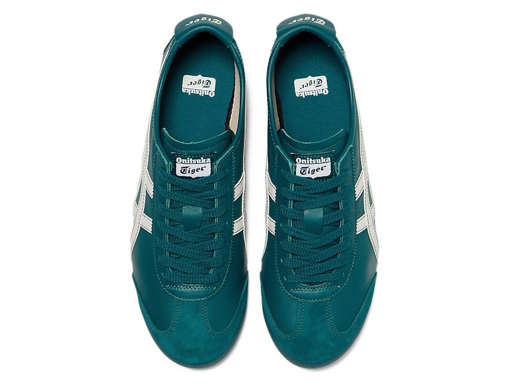 1183C102-301 Onitsuka Tiger Mexico 66 "Verde Pícea/Blanco" (de los hombres)